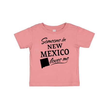 

Inktastic Someone in New Mexico Loves Me Gift Baby Boy or Baby Girl T-Shirt