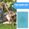 thumbnail image 3 of LJNYFDC Pilates Yoga Mat Rubber Yoga Mat Super Soft Thick Wear Resistant Non Fading Portable Mini Auxiliary Pad Slip Knee Cushion Mat for Yoga Practice, 3 of 6