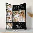 thumbnail image 3 of Custom Photo Collage Blanket for Family, Customized Bed Blanket with 10 Pictures & Text for Best Friends Kids Personalized Your Own Photos on Throw Blanket for Birthday Memorial Gifts Blankets, 3 of 5
