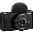 thumbnail image 2 of Sony ZV-1F/B 20.1 Megapixel Compact Camera Black Small 64GB Kit (International Model), 2 of 7