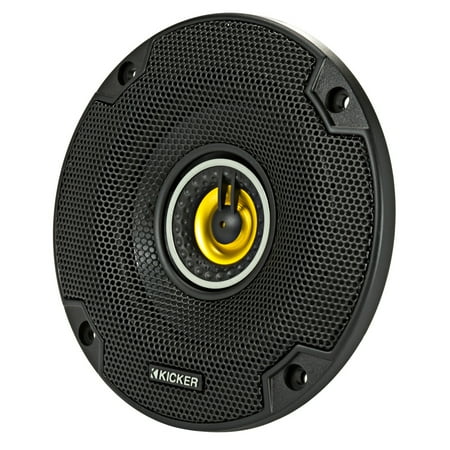 Kicker CS Series CSC4 4 Inch Car Audio Speaker with Woofers, Yellow (2 Pack)