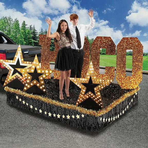 Gold Homecoming Parade Float Decorating Kit – 17 Pieces