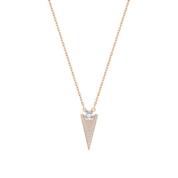 Swarovski Funk 5241276 Rose Gold Plated & Crystal Pendant Necklace MSRP $99