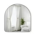 thumbnail image 1 of HUBBA ARCHED - Miroir mural cintré H 91cm laiton, 1 of 8