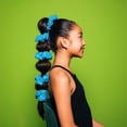 thumbnail image 3 of GOGIRL! USA Big Bling Hair Scrunchie, Neon Orange for All Ages, 3 of 4