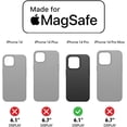 thumbnail image 2 of OtterBox iPhone 14 Pro (Only) - Symmetry Clear Series+ Case - Translucent Clear/Rose - Ultra-Sleek - Snaps to MagSafe - Raised Edges Protect Camera & Screen - Non-Retail Packaging, 2 of 5