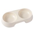 thumbnail image 2 of Walbest Double Dog Cat Bowls Premium PP Material Pet Bowls with No-Spill PP Station, Food Water Feeder for Cats and Small Dogs, Apricot, 2 of 7