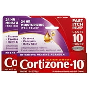 Cortizone-10 Intensive Healing Formula Anti-Itch Creme 1 oz (Pack of 2)