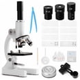 thumbnail image 3 of Microscopio monocular óptico 64X-2400X para niños de escuela primaria, microscopio de enseñanza de biología experimental y científica, regalos de cumpleaños para niños, 3 of 5