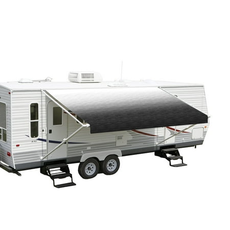 RV Awning Replacement Fabric 16' Charcoal Fade (Fabric ...