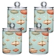 thumbnail image 7 of Ryvnso 2 Pack Qtip Holder Organizer Christmas Balls Bathroom Cotton Swabs Cans Storage Canister, 7 of 7