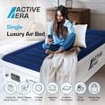 thumbnail image 2 of Active Era Luxury Twin Size Air Mattress (Single) - Elevated Inflatable Twin Air Bed, Electric Built-in Pump, Raised Pillow & Structured I-Beam Technology, Height 21"" (Inc Pillow), 2 of 5