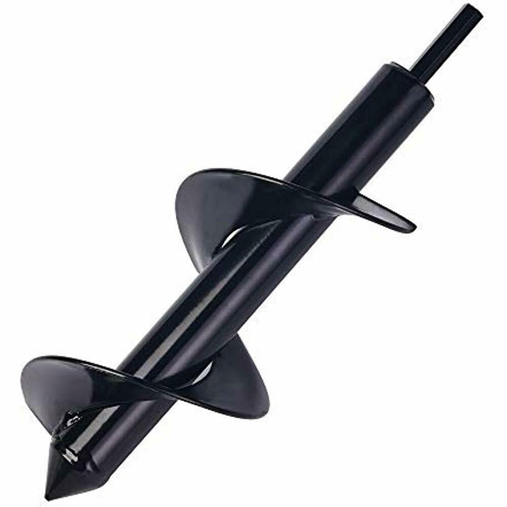 Auger Drill Bit, NonSlip 3" X 10 Garden Plant Flower