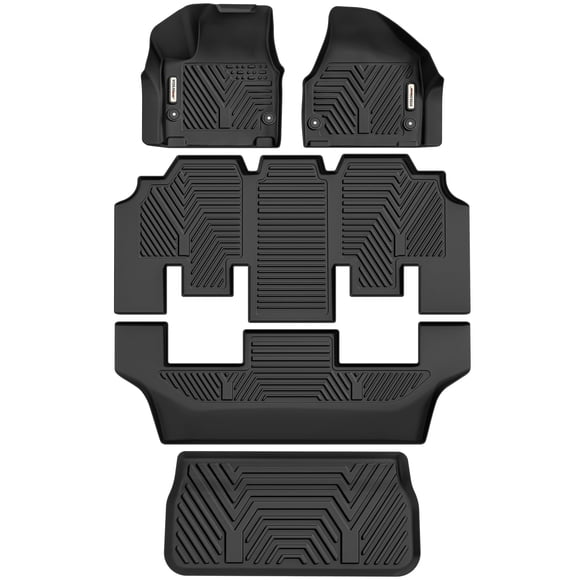 Alfombrillas YITAMOTOR para Chrysler Pacifica 2017-2025, color negro