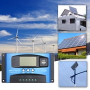 Lixada 40A MPPT Solar Charge Controller Solar Panel Charge Controller 12V 24V Dual USB LCD Display Short-circuit Protection Open-circuit Protection Reverse Protection Overload Protection