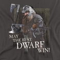 thumbnail image 2 of Lord of The Rings The Best Dwarf Women's T Shirt, Charcoal, Small, 2 of 6