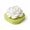 White flowers with green pistils, variant on Jasmine Flower Plaster Aroma Stone Diffuser Decorative Essential Oil Stone for Home Desk and Car Interior