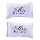 thumbnail image 2 of 1 Pieza Funda de Almohada Puede utilizar para Habitación Oficina de Material Poliéster Sr. Sra. Derecha -50cmx75cm Macarena Estuches de almohada para pareja, 2 of 7
