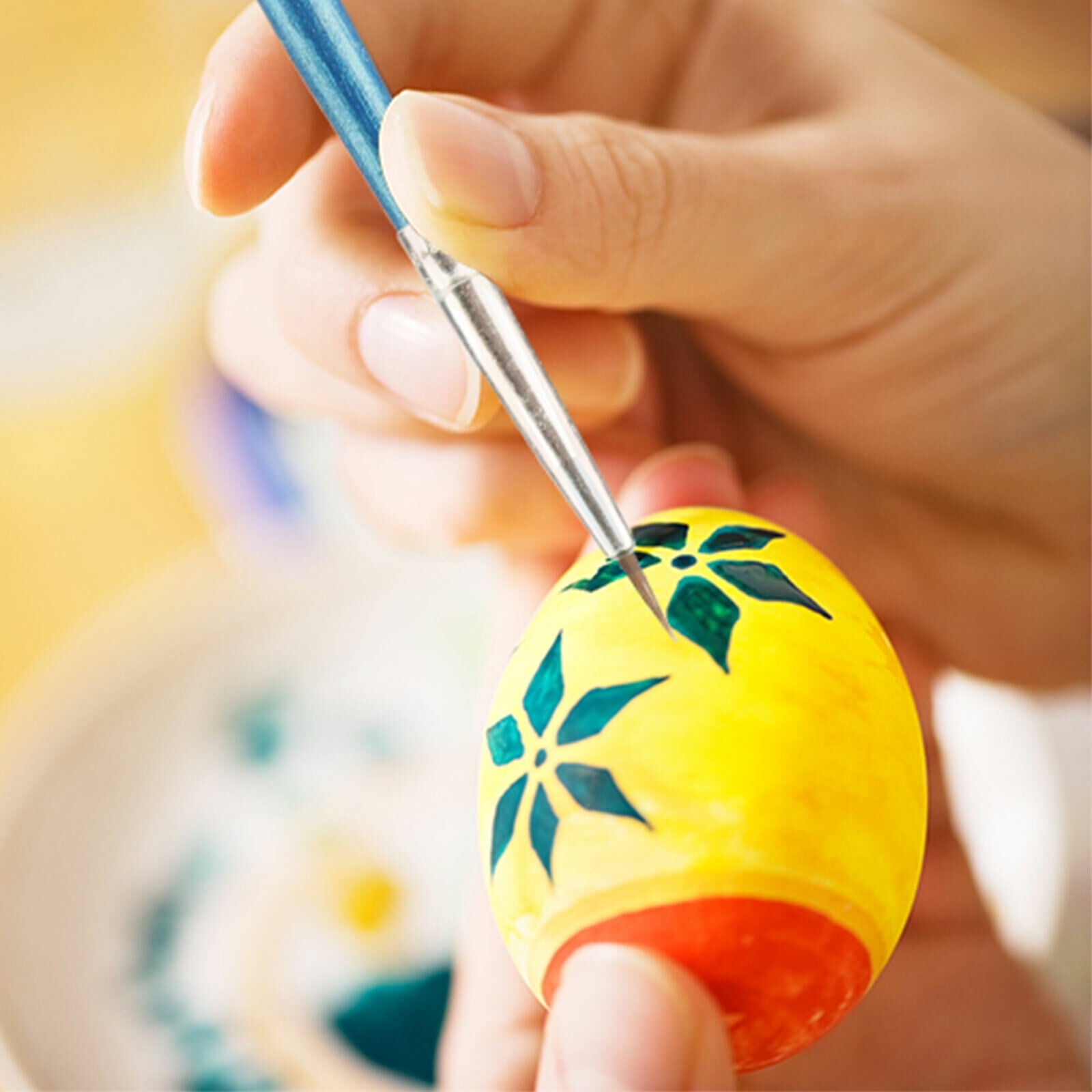100Pcs Round Paint Brushes Small Paint Brushes Classroom Brushes Set for Face Acrylic Watercolor Oil and Crafts Model Canvas Painting