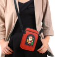 thumbnail image 4 of HELLHERO Santa at Window Crossbody Small Crossbody Bags, with Adjustable Strap, Travel, Outdoor and Daily Use Polyester 4.33"x1.97"x7.09", 4 of 7