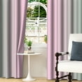 thumbnail image 6 of Lfeey Pink Teal Ombre Color Blackout Curtains 63 Inches Long 2 Panels, Light Blocking Children's Room Decorative Privacy Curtains, 6 of 6