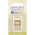 thumbnail image 1 of Beadalon Artistic Wire, Colored Copper Craft Wire, 18 Gauge (1Mm), 4 Yds. Tarnish-Resistant Brass, 1 of 4