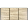 thumbnail image 3 of vidaXL Dining Table Oak 200x100x75 cm MDF, 3 of 4