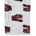 thumbnail image 2 of WIBACKER Toddler Boys Pajamas Short Sets Fire Truck Cotton 2 Piece Pjs Sleepwear Summer Clothes Kids Jammies 2-9Y, 2 of 9