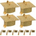 thumbnail image 1 of Greenadscape 10pcs Graduation Cup Covers Golden Paper for Party Organizers Decorations, 1 of 5