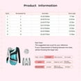 thumbnail image 5 of TiaoBug Leotards for Girls Gymnastics Shorts and Hairband Set Practice Jumpsuit Ballet Unitards Dance Bodysuit Red&Silver 16, 5 of 5