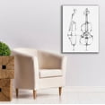 thumbnail image 6 of Epic Graffiti "Cello Sketch" by Ethan Harper, Canvas Wall Art, 26"x34", 6 of 8