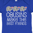 thumbnail image 4 of Inktastic Cousins Make the Best Friends Boys or Girls Baby Bodysuit, 4 of 5