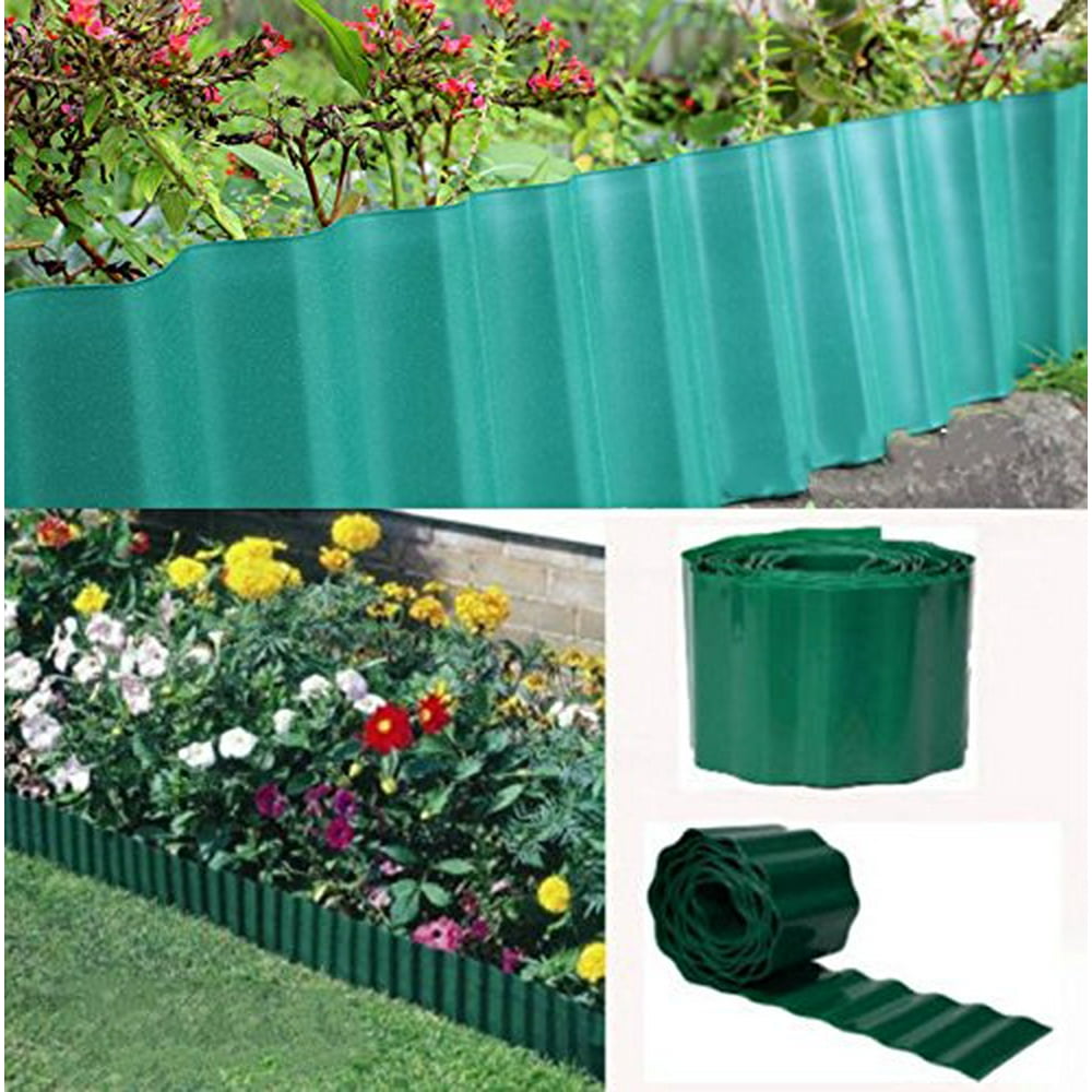 V Proteck Decoration Fence 29.6" Length x 5.9"Height Plastic Wavy