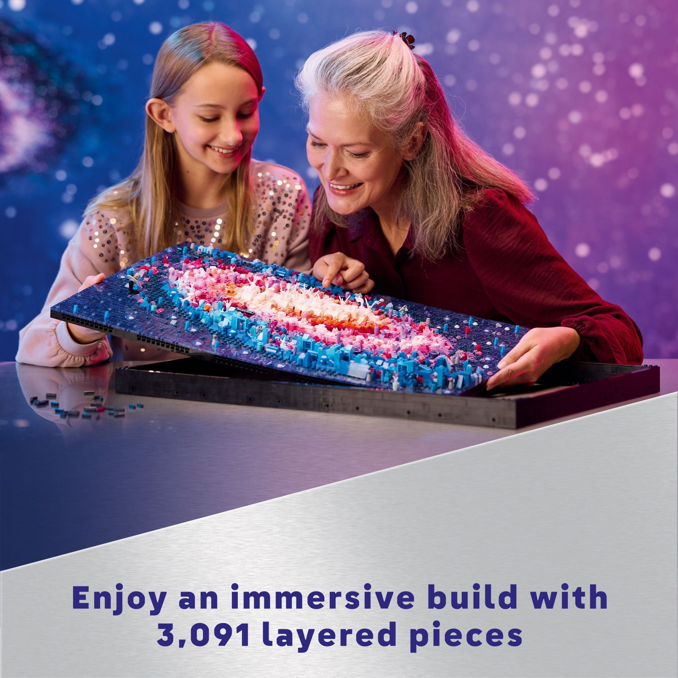 LEGO Art The Milky Way Galaxy Wall Art Décor Set 31212