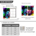 thumbnail image 6 of Video Gamer Blackout Curtains Gamer Curtains for Bedroom Graffiti Gamepad for Gamer Boys Kids Teen Colorful Splashed Ink Cute Game Controller Playroom Living Room Bedroom Window Drapes 1 Pair 26"x36", 6 of 6