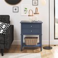 thumbnail image 1 of Ameriwood Home Franklin Accent Table with 2 Drawers, Lavender, 1 of 8