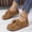 Brown, variant on Women's Plus Size Beaded Lace-Up Moccasin Flats, Suede Loafers with Whipstitch Detail, Comfortable and Lightweight for Casual Wear, Everyday Activities and Outdoor Use Brown 42
