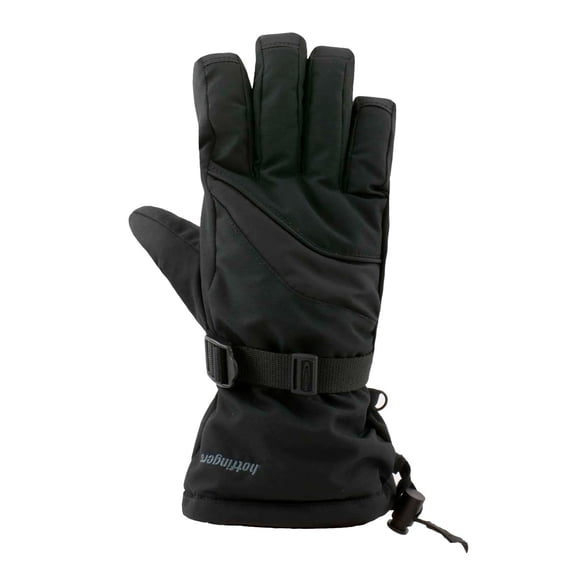 HOTFINGERS Men's Snow-Line Waterproof Gloves, Color: Black, Size: M