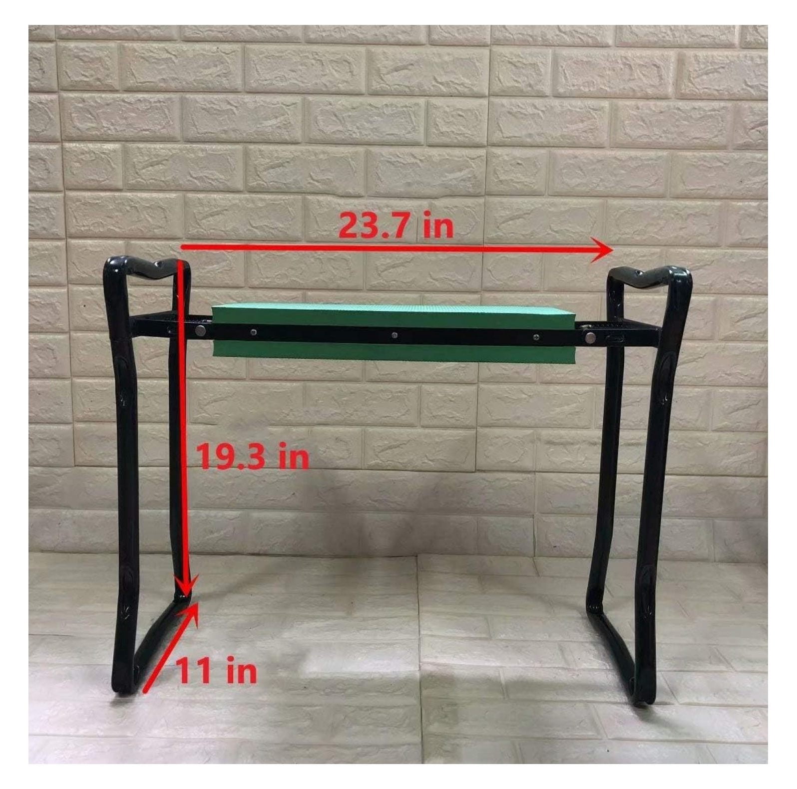 Folding Garden Kneeler and Seat with Tool Pouch Bag Thick Kneeling Pads Soft Decorative Garden Stools Workseats Portable Outdoor Foldable Kneeler Tools