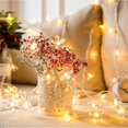 thumbnail image 4 of Guirnalda de luces JACUXLSS con forma de flor, 33 pies, 100 LED, color blanco cálido, 4 of 9
