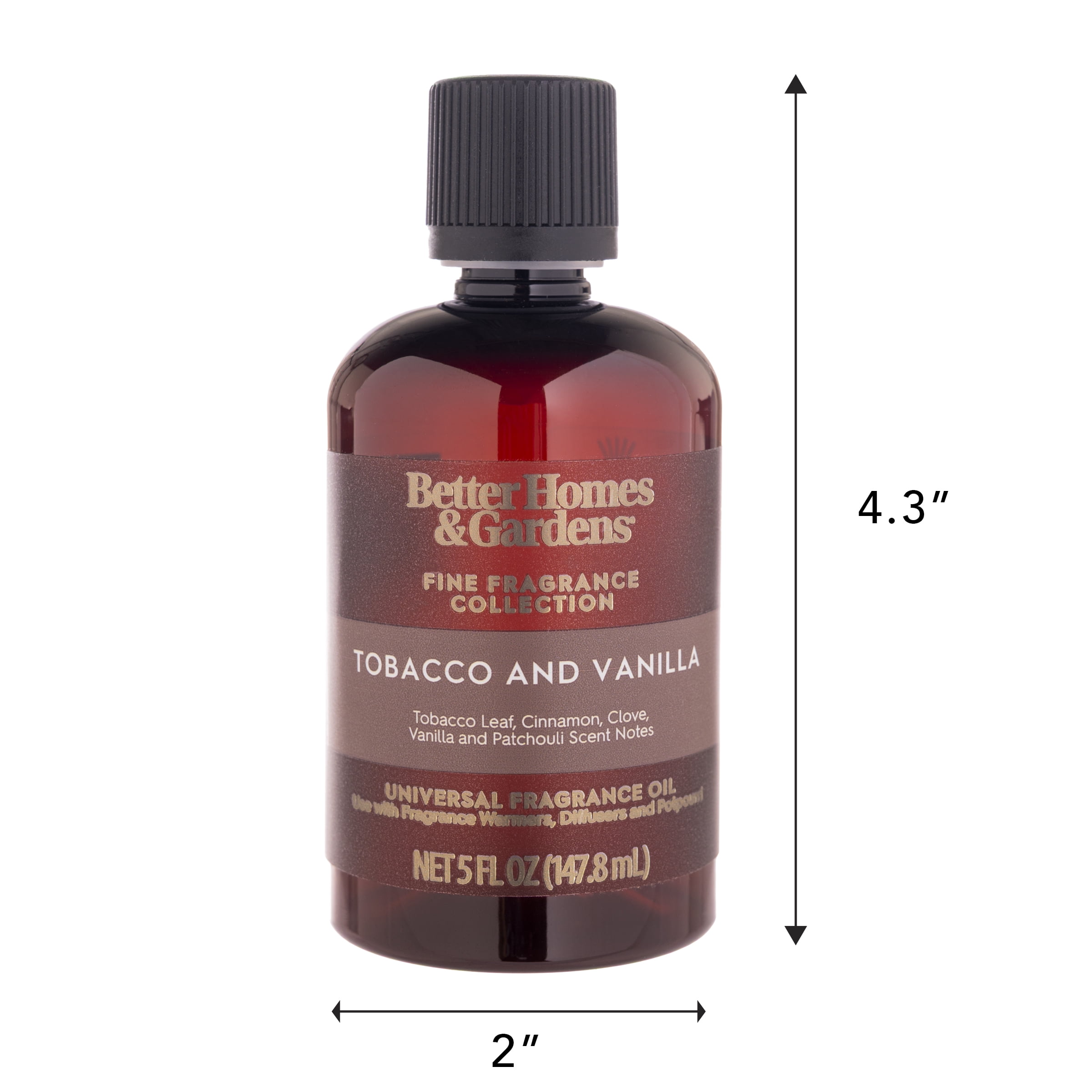 Better Homes & Gardens Fine Fragrance Universal Oil, Tobacco and Vanilla, 5 fl oz