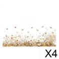 thumbnail image 1 of 4x Calcomanías De Pared Con Flores Y Plantas, Pegatinas Florales Para La Ventana Del Aula O La Cocina, 1 of 6