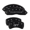 thumbnail image 3 of MGP 4 Caliper Covers Engraved Front 2015/Mustang Engraved Rear 2015/GT Black finish silver ch, 3 of 6