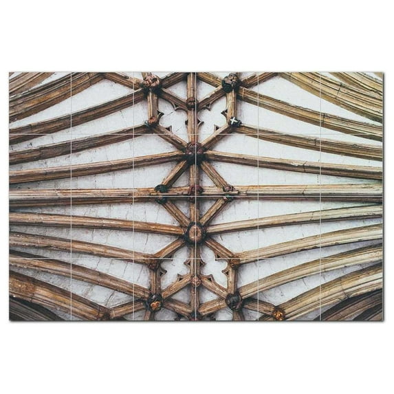 Texture Abstract Ceramic Tile Mural Kitchen Backsplash Bathroom Shower, 401608-L