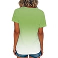 thumbnail image 6 of YgkuHd Summer Shirts for Men, Men Gradient Print Crew Neck T-Shirt | Moisture Wicking Athletic Short Sleeve Tee for Workout, Casual & Everyday Wear, 6 of 9