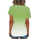 thumbnail image 5 of Tops para hombre, blusas y camisas de cuello redondo y manga corta para hombre, blusas y camisas casuales deportivas con estampado degradado divertido para hombre y mujer, blusas vintage de manga cort, 5 of 8