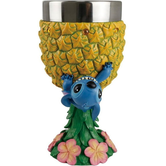 Enesco Disney Showcase Lilo and Stitch Pineapple Decorative Goblet Figurine