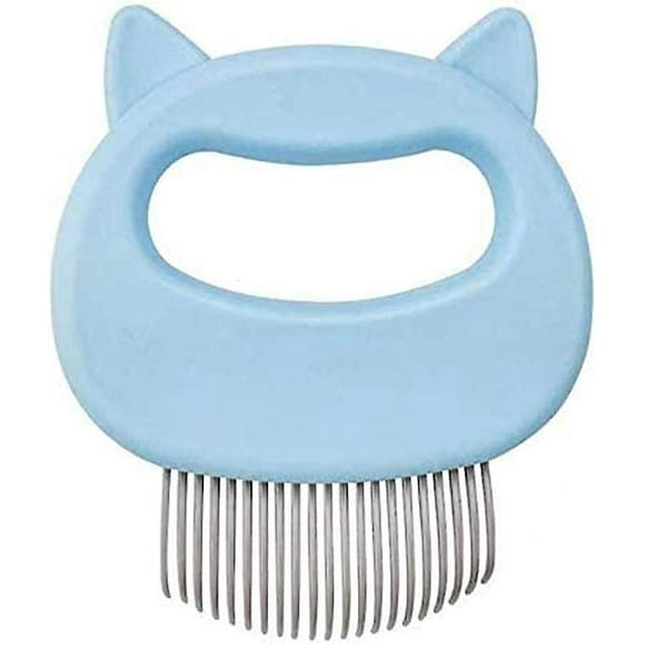 Dww-(bleu) Peigne De Massage Pour Chat Et Chien - Brosse De Nettoyage Pour Poils De Chat - Style Oreille De Chat