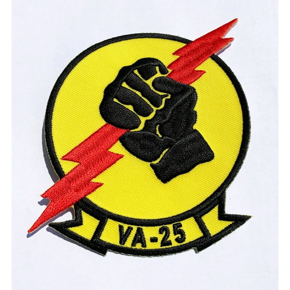 VA-25 Fist of the Fleet Squadron Patch  – Sew On, 4"
