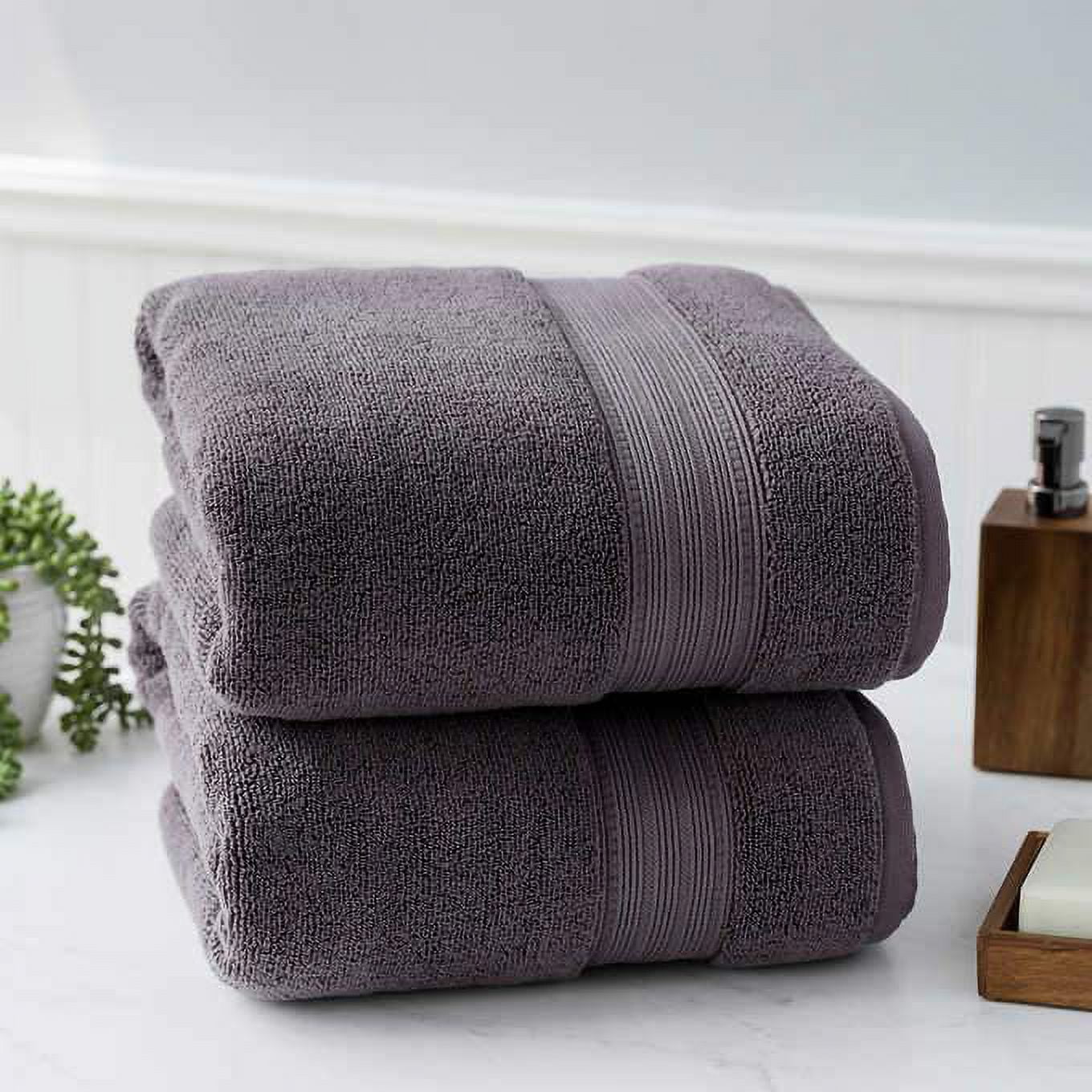 Soft 100% Hygro Cotton 4-piece Hand and Washcloth Towel Set –  BroadwayEmbroidery